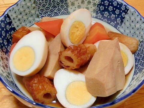 高野豆腐と玉子の煮もの